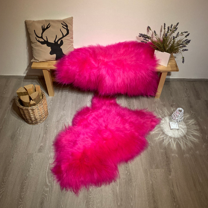 Island Schaffell Pink