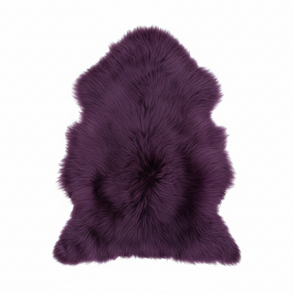 Island Schaffell Violett freigestellt