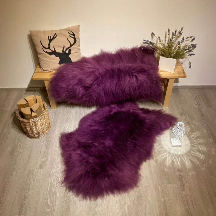 Island Schaffell Violett