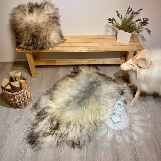Island Schaffell XXL Einzelstück | Größe 140x80cm | Nr:1168 - FellHaus