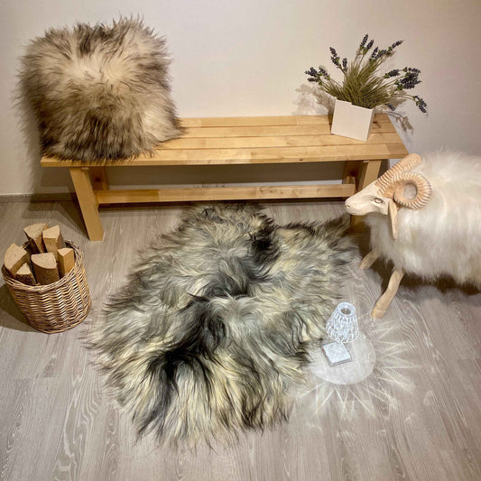 Island Schaffell XXL Einzelstück | Größe 140x80cm | Nr:1172 - FellHaus
