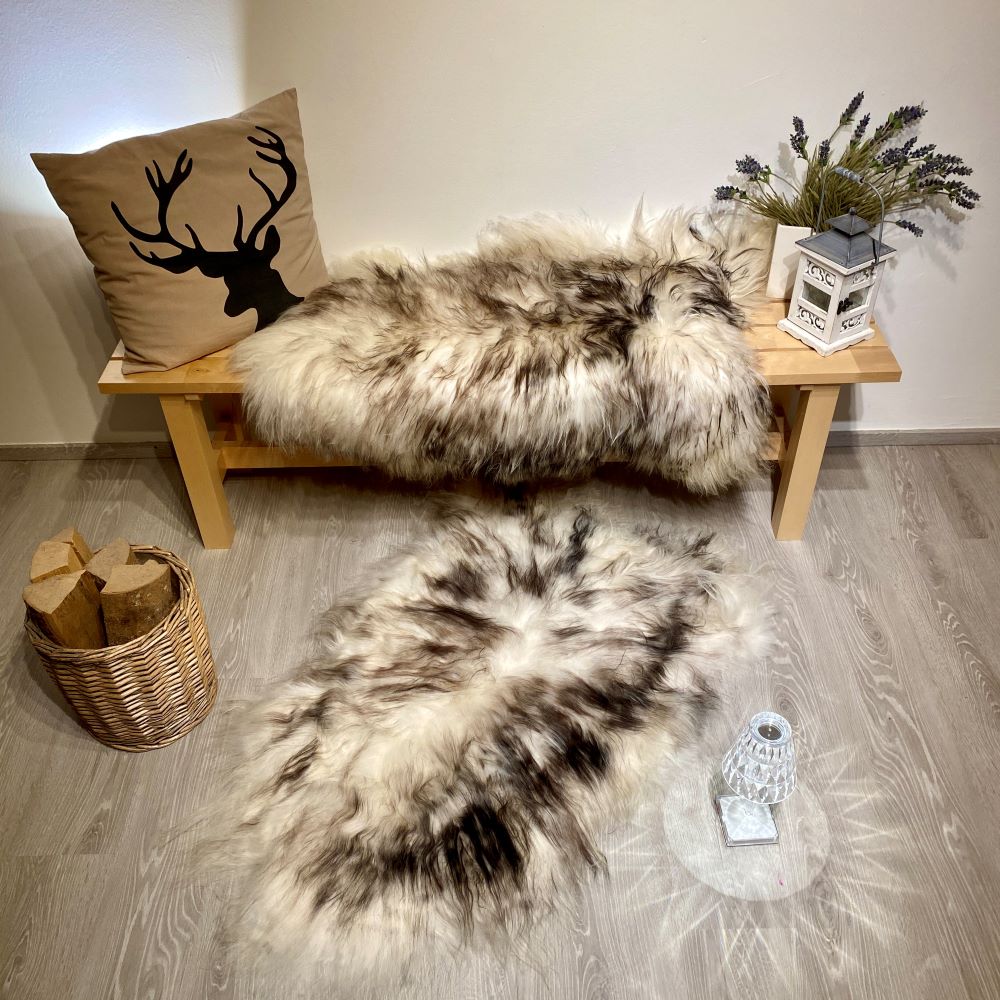 Island Schaffell | Farbe: Mufflon schwarz