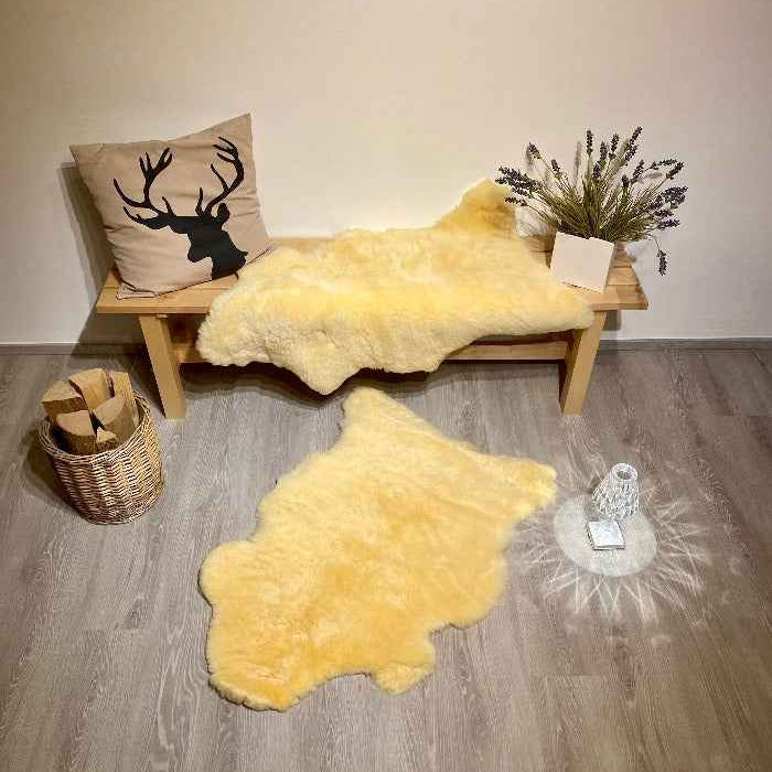 Lammfell Hundedecke waschbar (medizinal gegerbt) | Geschoren (2,5-3cm Haarläng)