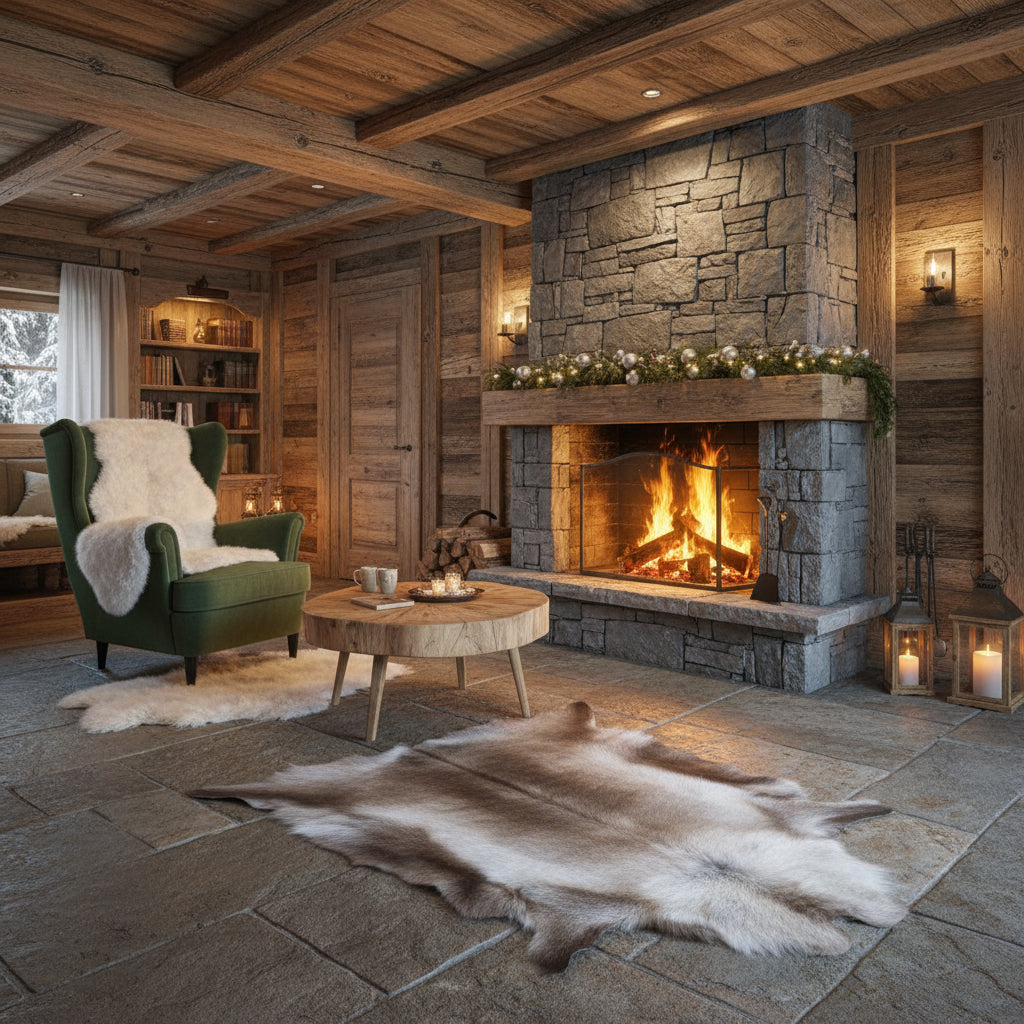 Rentierfell Einzelstück | Größe: 130x80cm | Nr: 623