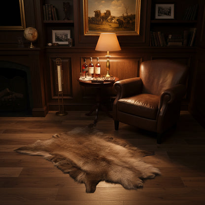 Rentierfell Einzelstück | Größe: 130x80cm | Nr: 623