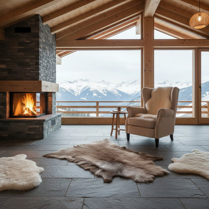 Rentierfell Einzelstück | Größe: 130x80cm | Nr: 623