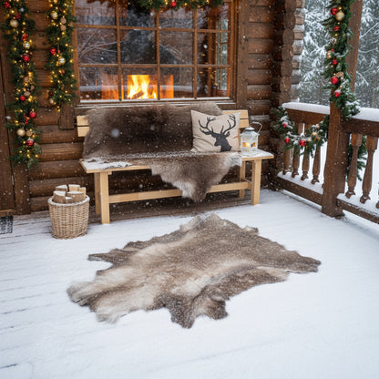 Rentierfell Einzelstück | Größe: 130x80cm | Nr: 623