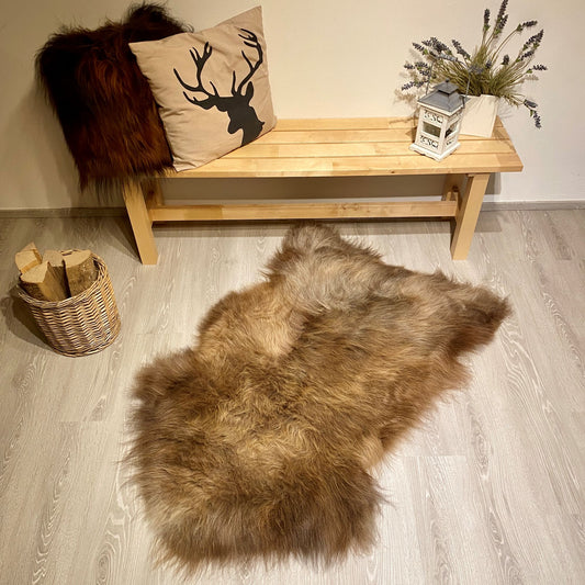 Schaffell Einzelstück hellbraun