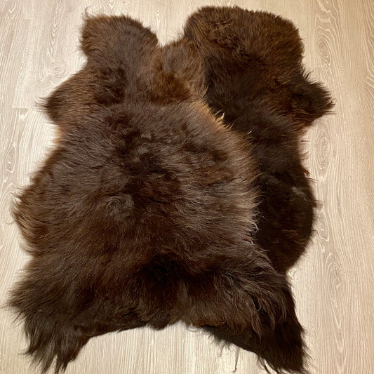 Schaffell Braun | B Ware | Länge: 100-120cm