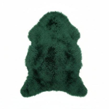 Schaffell Dunkelgrün | Läng: 100-120cm - FellHaus
