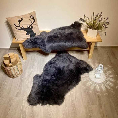 Schaffell Schiefer | Länge 100-120cm - FellHaus