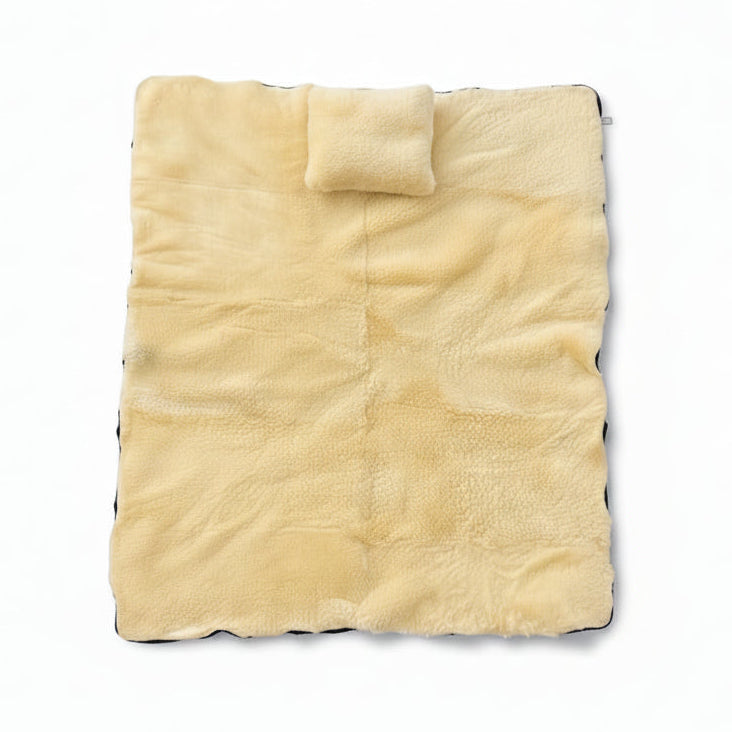 Schlafsack mit Kissen 200x80cm | Komfortable multifunktionale Decke für optimale Wärme - FellHaus