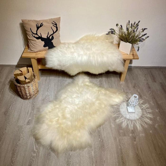 Island Schaffell naturweiß