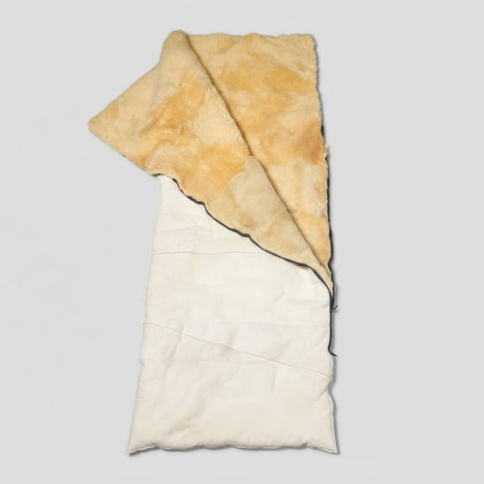 Schaffell Schlafsack mit Reißverschluss