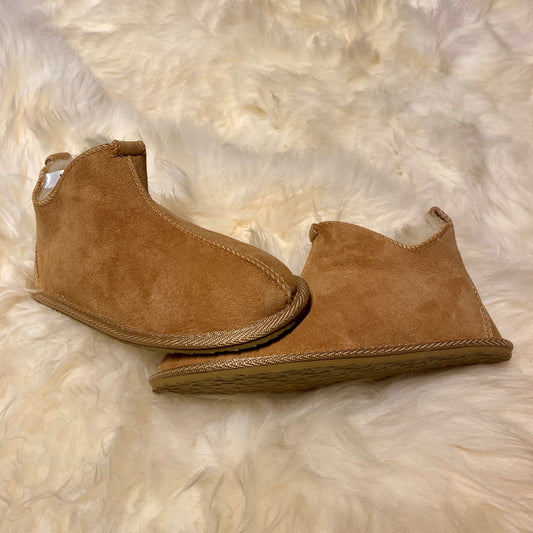 Lammfell Hausschuhe | Stiefel | Beige