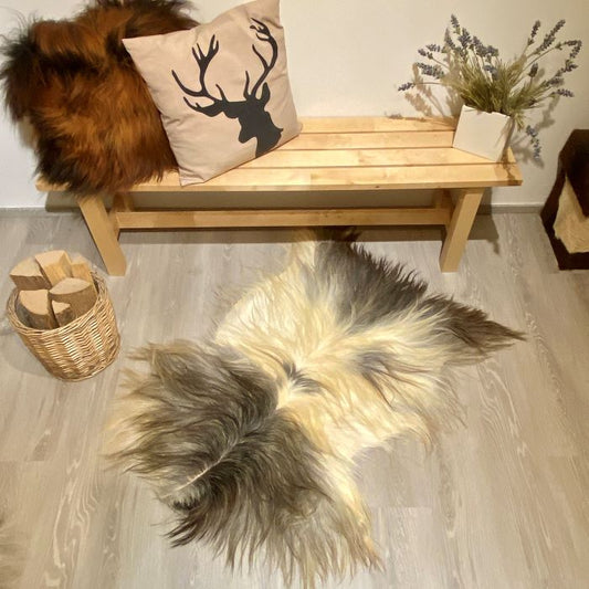 Ziegenfell Einzelstück | Größe: 120x80cm | Nr: 785