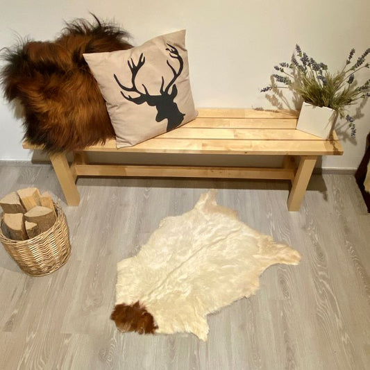 Ziegenfell Einzelstück | Größe: 80x60cm | Nr: 787