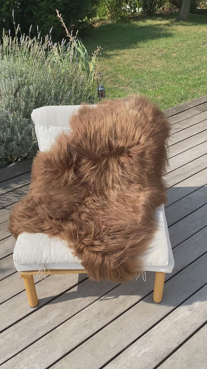 Iceland sheepskin brown