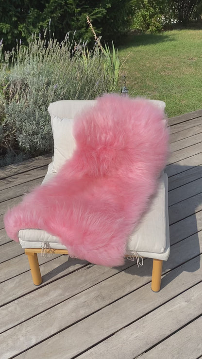 Iceland sheepskin pink